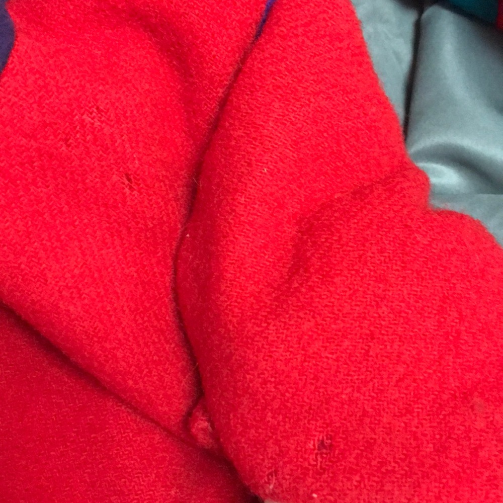 🔺SOLD🔺Leather and wool colorful fringe jacket - Picture 8 of 8